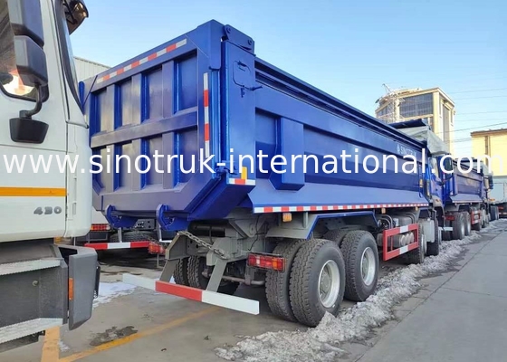 RHD 8×4 12räder ZZ3317V3847B1R hohe Pferdestärke geringer Kraftstoffverbrauch380PS blauer HOWO Tipper Truck