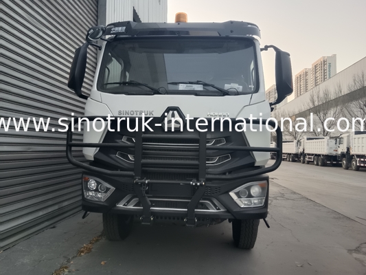 SINOTRUK HOWO 400 PS Kipper Dump Truck für den Bau N7 Militärische Stoßstange Warnleuchte