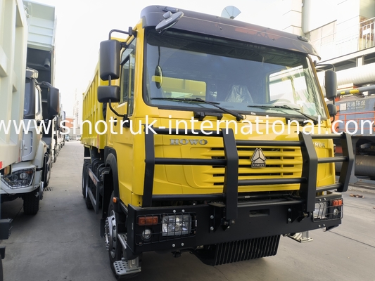 Sinotruk Howo Tipper Dump Truck 6 × 4 Lhd 10 Räder 20CBM Cargo Box Bergbauleger