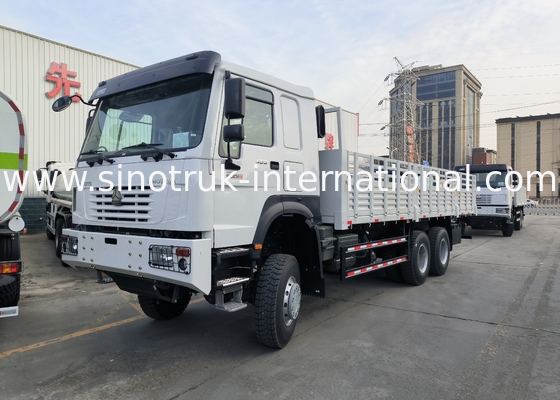 Sinotruk Howo Brandneuer Lastwagen 6 × 6 Allradantrieb Lhd 10 Räder Lange Frachtbox