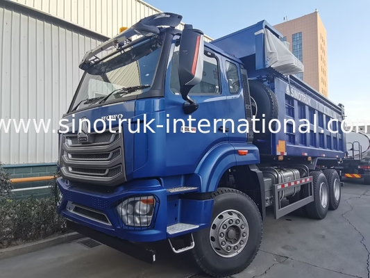 SINOTRUK HOHAN NEW HOWO 30 - 40 Tonnen RHD 10 Räder Plane für den Bau Blau hocheffizientes Heben und Entladen