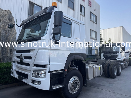 SINOTRUK HOWO Lkw-Chassis SINOTRUK Motor371HP 6 × 4 RHD mit Warnlicht verwendet in Dump Truck Fracht Truck Wasser Truck