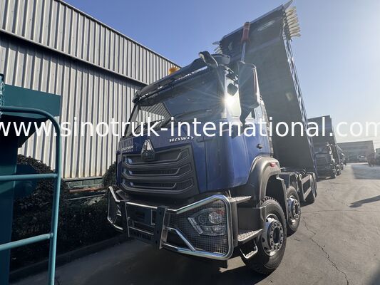 Sinotruk HOHAN New HOWO 8X4 Dump Truck 371 PS H77L Kabine Blau mit elektrischer Plane RHD