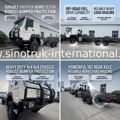 SINOTRUK HOWO 6x6 Vollantriebs-Lkw-Fahrwerk