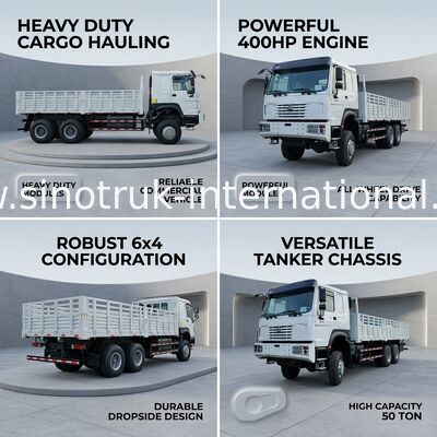 Howo Vollantriebslastwagen 400 PS 4 Achsen