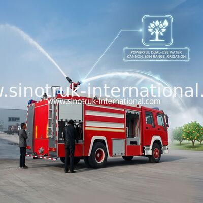 Feuerbekämpfungs-LKW 10CBM 4X2 290HP, landwirtschaftlicher Löschfahrzeug-LKW für die Landschaftsgestaltung