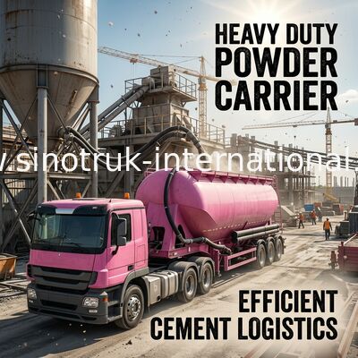 Massen-Zement-LKW 371HP 8X4 RHD 36-45CBM ZZ1317N4667W SINOTRUK HOWO