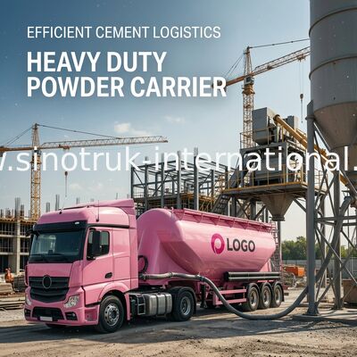 Schüttgut-LKW 371HP 8X4 RHD 36-45CBM ZZ1317N4667W für Pulver-Material