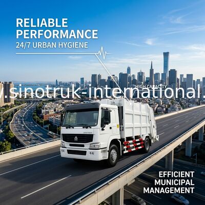 Internationale Überkopflader-Müllwagen-/Verdichtungsgerät-Speicherbereinigungs-Fahrzeuge