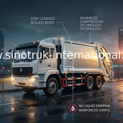 Goldener Prinz 20-25CBM 6X4 des Wagen-entfernbarer Müllwagen-SINOTRUK