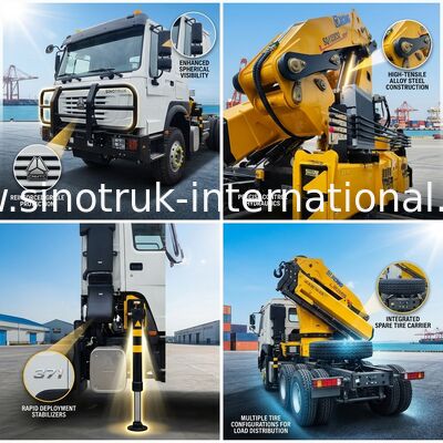 Ihr All-in-One-Arbeitspferd: HOWO 371HP 6x4 mit XCMG 12T Kran