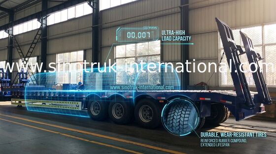 Spezieller Transport-halb Anhänger-LKW 80 Tonne 70 Tonne 60 Tonne 50 Tonne langes Leben