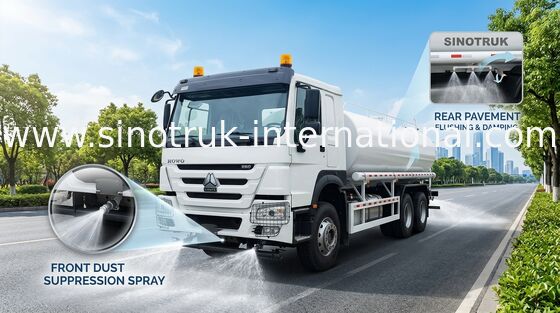 Weißer 30CBM Wassertankwagen (6×4, 380PS, Linkslenker): Hauptvorteile für den Flüssigkeitstransport