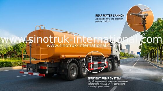 Berieselungsanlagen-Wasser-Tankwagen 30CBM 8 x 4 Euro 2 Sinotruk Howo