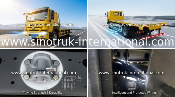 Flachbett-Fracht-LKW SINOTRUK HOWO ZZ1257S4641W 371HP