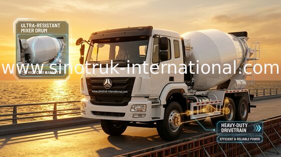 Mischer-Pumpen-LKW Euro2 290HP 6X4 ZZ5255GJBM3846B1 SINOTRUK HOHAN