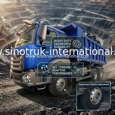 SINOTRUCK HOWO RHD 6x4 Kipper-Dump-Truck für 40 Tonnen 10 Räder