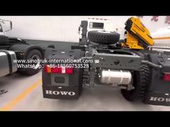 SINOTRUK HOWO Ghost Face Fahrerhaus Zugmaschine 6X6 Euro 2 430 PS Militärstoßstange Weiß Für Sie