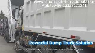 Sinotruk Howo Muldenkipper treibt Ihre Projekte an